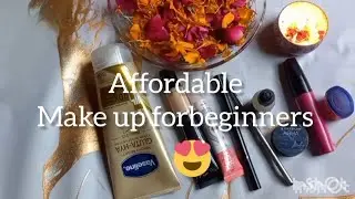 Affordable makeup products for beginners|| best products for beginners💫