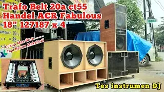 TES POWER RAKITAN TRAFO BELT 20A CT55 | HANDEL ACR FABULOUS 18