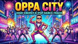Oppa City Style (오빠 시티 스타일) | AI DJ Remix | Korean English Dance Song PSY GANGNAM STYLE