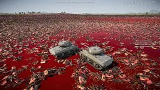 2 MILLION ROMAN GENERALS VS 2 SUPER SHERMAN TANKS - Ultimate Epic Battle Simulator 2 UEBS 2