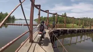 Enduro_туризм. Поездка вдоль канала на Minsk X250 (Motoland Blazer 250, Forte FT-250GY)