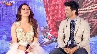 Sara Ali Khan & Sushant Singh Rajput Funny Moments At Kedarnath Trailer Launch