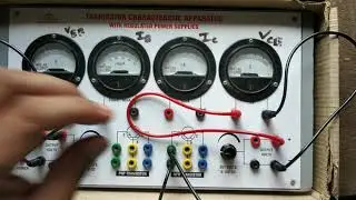 Эксперимент с общим эмиттером на NPN-транзисторе || Вольт-амперные характеристики