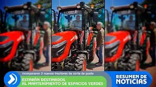LAPRIDA I Buenos Aires I INCORPORARON 2 NUEVOS TRACTORES DE CORTE DE PASTO
