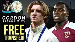 Newcastle Line Up FREE Transfer!? Gordon TALKS ‘Anti-Football’ Tactics! 