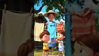 ซักผ้าแสนสนุกใต้ร่มไม้ (Laundry Fun Under the Shade) #familymoments #shortvideo #ซักผ้าแสนสนุก