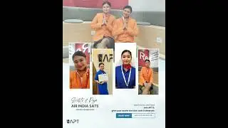Congratulations Sristi Gurung & Puja Bhadra | AIR INDIA Jobs | Aviation jobs | Airhostess jobs | APT