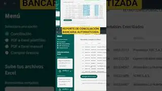 CONCILIACI&Oacute;N BANCARIA AUTOMATIZADA #excel #contabilidad #salariominimo #siigo #contadorpublico