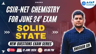 Solid State Practice Session | #csirnet #csirnetjune2024 #csirnetchemicalsciences #physicalchemistry