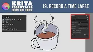 How to Make a Time Lapse Art Video - Krita 5 Recorder Docker Tutorial | Aaron Rutten 🔴