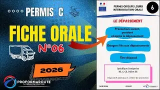 Fiche orale n&deg;6 - Le d&eacute;passement - Permis C