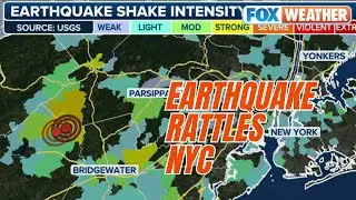 'I Felt A Little Bit Of Rocking': Visitors Describe Shaking Of Earthquake In NYC