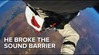 He Jumped From Space and Broke the Sound Barrier