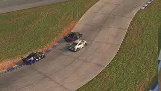 Last lap Battle for lead - Sebring GT3