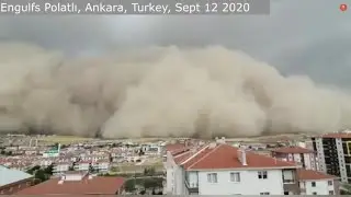 Unbelievable sandstorm, Ankara, Turkey 🇹🇷 September 12 2020