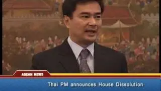 Thai PM announces House Dissolution