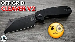 Off Grid Cleaver V2 Folding Knife - Overview and Review