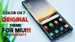 Color Os 7 Theme For All Miui 11 Device's - No Third Party | Real Color Os 7 Theme For Miui 11/10 🔥