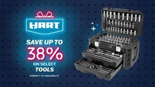 Save up to 38% on HART Tools!