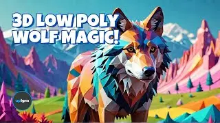 Create an Amazing 3D Low Poly Wolf with Cinema 4D!
