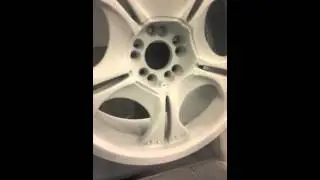 Powder Coating rims Felgen Pulverbeschichten - ITW Gema PGC1 Super corona