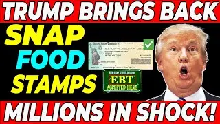 Millions of Americans in Shock&mdash; Trump&rsquo;s Move Brings Back SNAP Food Stamp Payments!