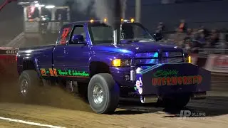 Truck Pulling 2022: Limited Pro Stock Diesel Trucks pulling in Shelbyville, KY on Saturday night