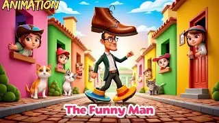 The Funny Man Poem || Animation || English Poorvi || Class 7 CBSE/NCERT