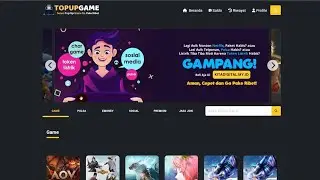 Script Website Top Up Games  FULL FITUR