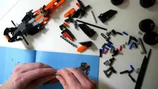 Timelapse of the building of 42026 Black Champion Racer