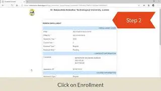 DBATU Enrollement for Academics year 2020-21 - Enggsolution
