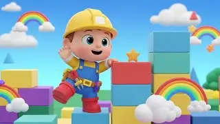 Roblox Baby Builder Fell into the Obby AV1 | Веселая детская песенка | Рифмы для детей