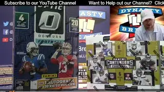 TWO CASE HITS 😲 2023 Optic and Contenders Football Card 6 Box Mixer Break #1