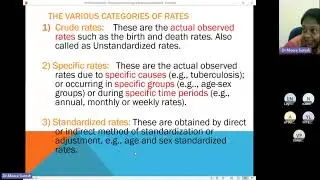 Epidemiology Tools and techniques_mortality rates, measurement of morbidity etc_Meeting Recording