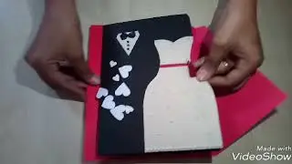 Wedding wishes greeting card.