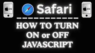 How to Turn On or Off JavaScript in the Safari browser using an iPhone | iOS Tutorial