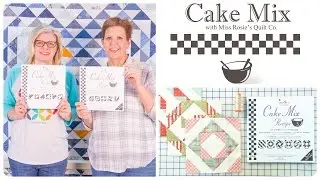 Cake Mix Recipes: Triangle Paper for Layer Cakes by Miss Rosie of Moda Fabrics