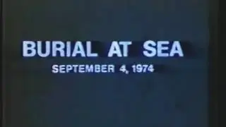 Burial At Sea of Soviet Submariners from Hughes Glomar Explorer - September 4, 1974