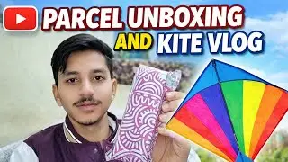 Big surprise parcel unboxing 😍 kite flying vlog #parcel unboxing #kite flying vlog 