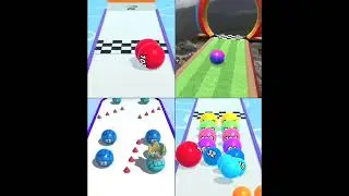 Ball Runner games,, gameplay walktrough android iOS