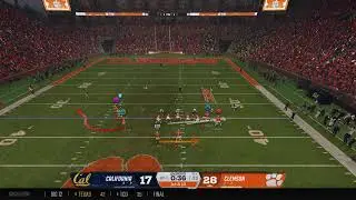 Clemson vs California Week 5