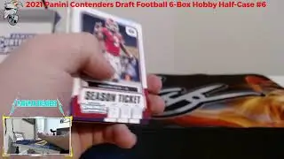 Markman Breakers!! 2021 Panini Contenders Draft Football 6-Box Hobby Half-Case #6 Break