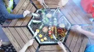 6 Seat JAG Grill Features (Grill / Firepit / Table)