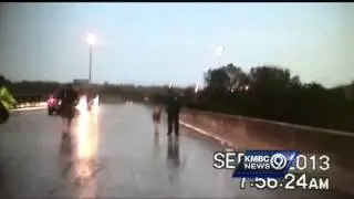 KC police officers talk about saving deer in storm