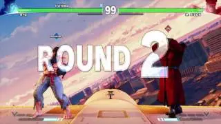 STREET FIGHTER V - Ryu (Hot Ryu) vs. M. Bison (Primeira luta)