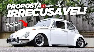 PROPOSTA IRRECUS&Aacute;VEL! FUSCA 1972 COM BRANCO EXCLUSIVO, MOTOR CLEAN E MUITA PERSONALIDADE - FnF