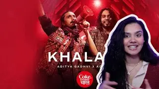 Coke Studio Bharat | Khalasi | Aditya Gadhvi x Achint - AP REACTS