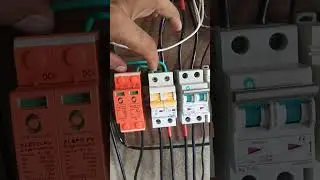 DPS DC fotovoltaico manutenção e correção da ligação do mini sistema solar offgrid.