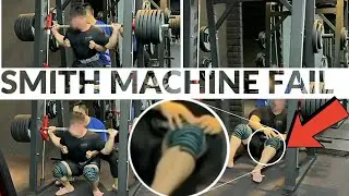 260kg Blown ACL Smith Machine Injury || Are Smith Machine Squat Safe?