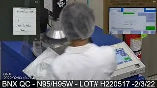 BNX N95 Mask Quality Control Review - Lot / Batch # H220517, Model H95W  - 02/03/22